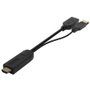 Aisens Conversor Activo HDMI 2.0 a DisplayPort V1.2 con USB, 4K@60Hz, Negro